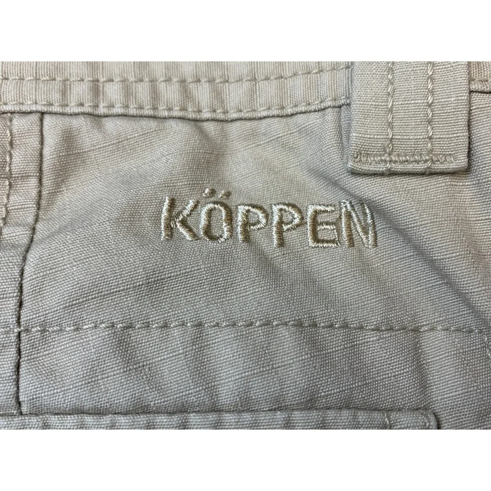 Koppen Mens Cargo Shorts Size 30‎ Tan Khaki Ripstop Hiking Outdoor Utility